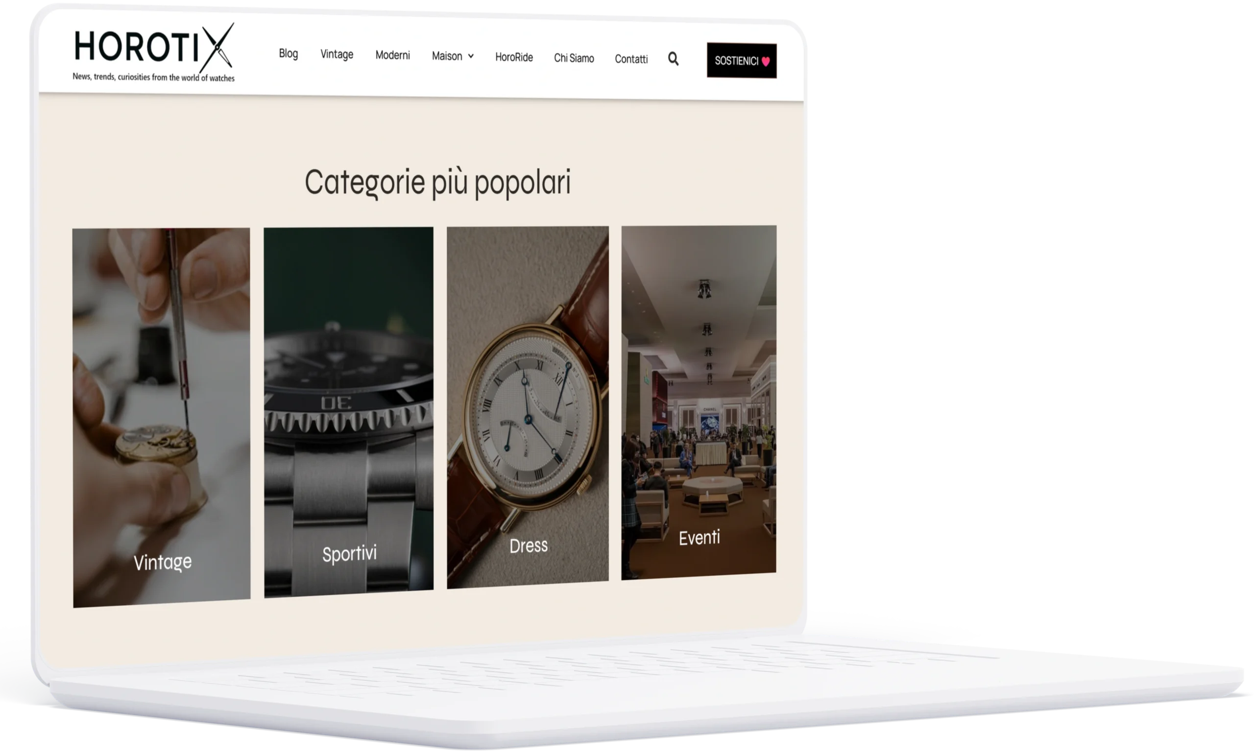 Creazione blog sugli orologi Brescia