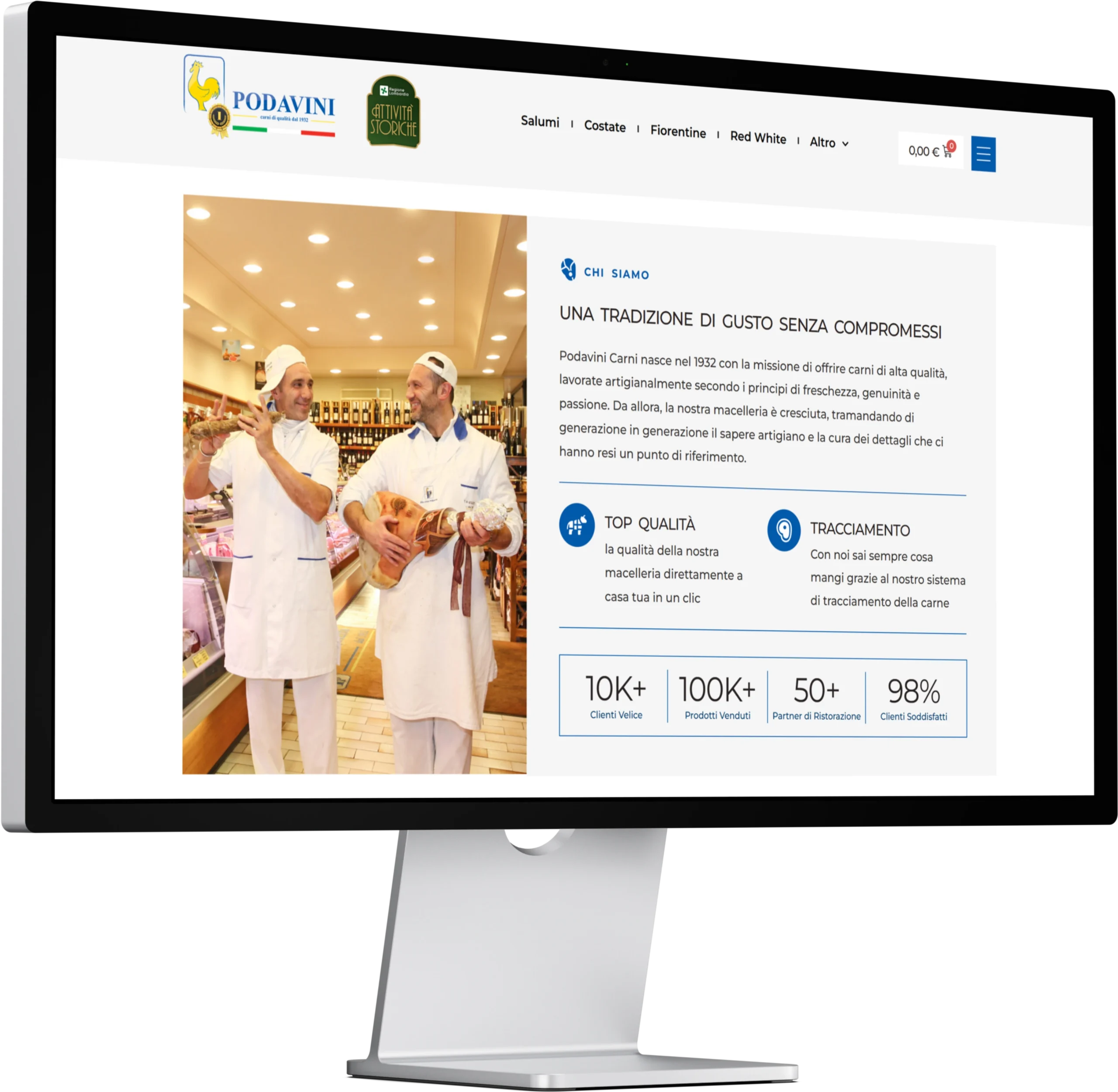 Creazione e-commerce per macelleria Brescia