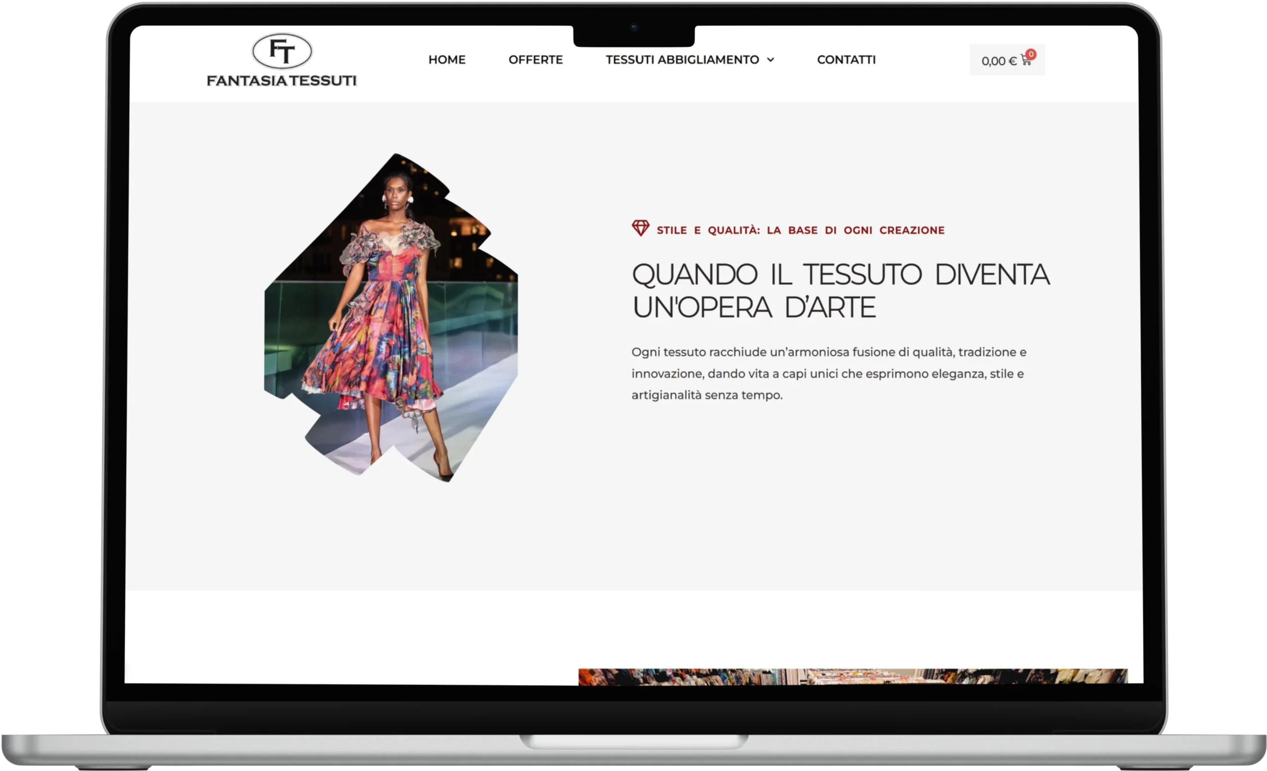 E-commerce per tessuti Made in Italy
