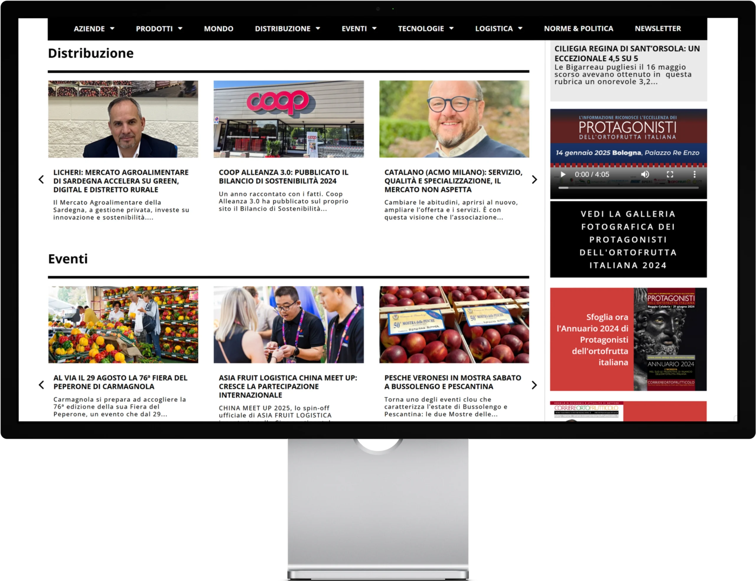 Restyling sito web per portale editoriale